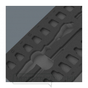 Wera 137320 Szerszámmodul - habbetét 9820 a 8000 A Zyklop 1/4" racsnis készlethez. Szerszámok nélkül náhled