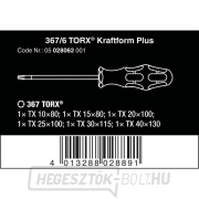 Wera 028062 Kraftform Plus 367/6 Rack csavarhúzó (6 darabos Torx csavarhúzó készlet) náhled