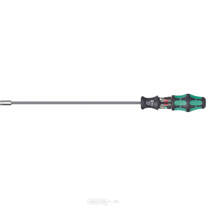 Wera 051028 Bit tartó 300 mm Kraftform Kompakt 27 XL Universal 1, beleértve a biteket (7 darabos készlet)