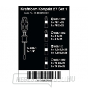 Wera 051510 Bit-tartó Kraftform Kompakt 27 szett 1 db, beleértve a biteket a fogantyúban (7 darabos készlet) náhled