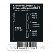 Wera 051032 Bit-tartó 300 mm Kraftform Kompakt 27 XL Universal Imperial 1. szett (7 db-os készlet) Előnézet 