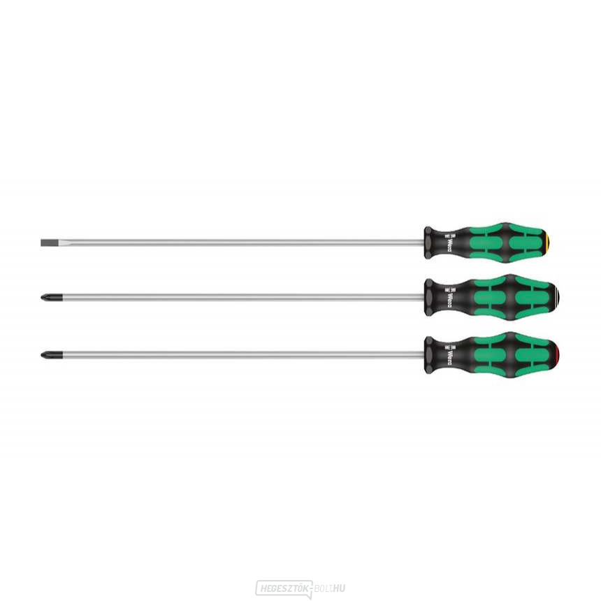 Wera 347735 Hosszabbított csavarhúzók Kraftform Plus típus 335/350/355/3 (3 darabos készlet)