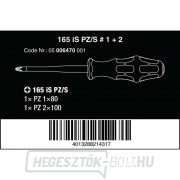 Wera 006470 Csavarhúzó készlet Kraftform Plus VDE 165 iS PZ/S, kúpos pengével (2 db) Előnézet 