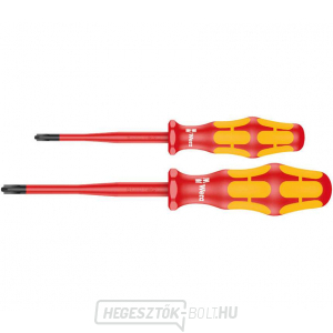 Wera 006470 Csavarhúzó készlet Kraftform Plus VDE 165 iS PZ/S, kúpos pengével (2 db) Wera 006470 Csavarhúzó készlet Kraftform Plus VDE 165 iS PZ/S, kúpos pengével (2 db) gallery main image