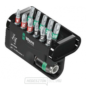Wera 057420 Bits Bit-Check 12 BiTorsion 1 tartóval 889/4/1 K (12 darabos készlet) Wera 057420 Bits Bit-Check 12 BiTorsion 1 tartóval 889/4/1 K (12 darabos készlet) gallery main image