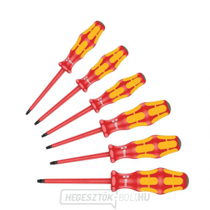 Wera 133356 Villanyszerelő csavarhúzó Kraftform Plus VDE Series 100 Type 167 i/6 (6 darabos készlet) Wera 133356 Villanyszerelő csavarhúzó Kraftform Plus VDE Series 100 Type 167 i/6 (6 darabos készlet) gallery main image