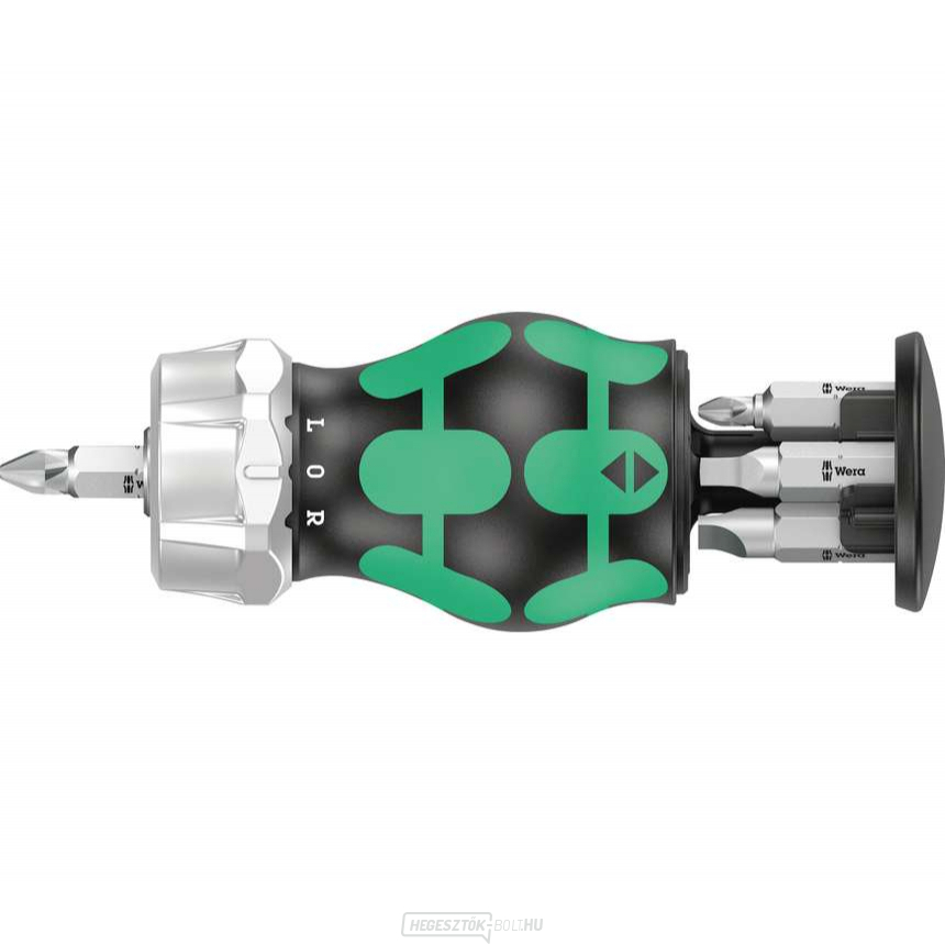 Wera 008886 racsnis csavarhúzó Kraftform Kompakt Stubby Magazin RA 4 (6 darabos készlet)