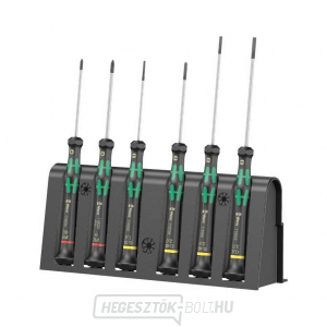 Wera 118150 Kraftform Kompakt mikrocsavarhúzó 2035/6 A típus (6 darabos készlet + állvány) Wera 118150 Kraftform Kompakt mikrocsavarhúzó 2035/6 A típus (6 darabos készlet + állvány) gallery main image