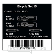 Wera 004182 Csavarhúzóhegyek kerékpár 15-ös készlet (5 darabos készlet) Wera 004182 Csavarhúzóhegyek kerékpár 15-ös készlet (5 darabos készlet) náhled