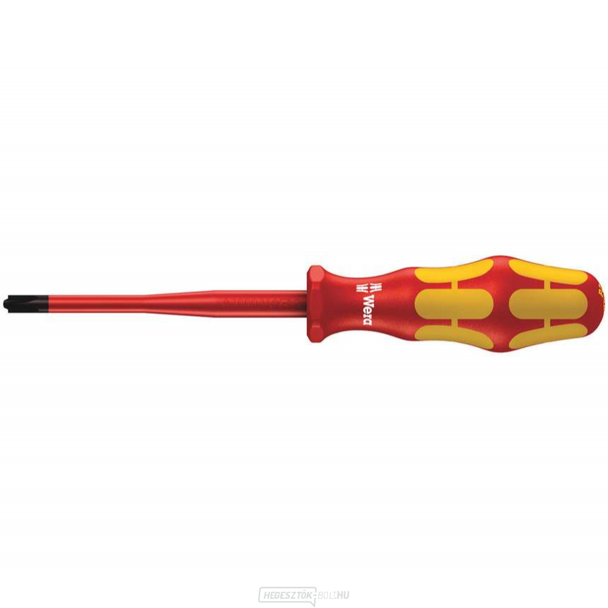 Wera 020134 Villanyszerelő csavarhúzó Kraftform Plus PZ/S 2x100 mm típus 165 iSS VDE
