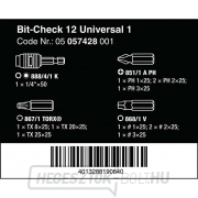 Wera 057428 Tough Bit-Check 12 Universal 1 tartóval 888/4/1 K (12 darabos készlet) Előnézet 