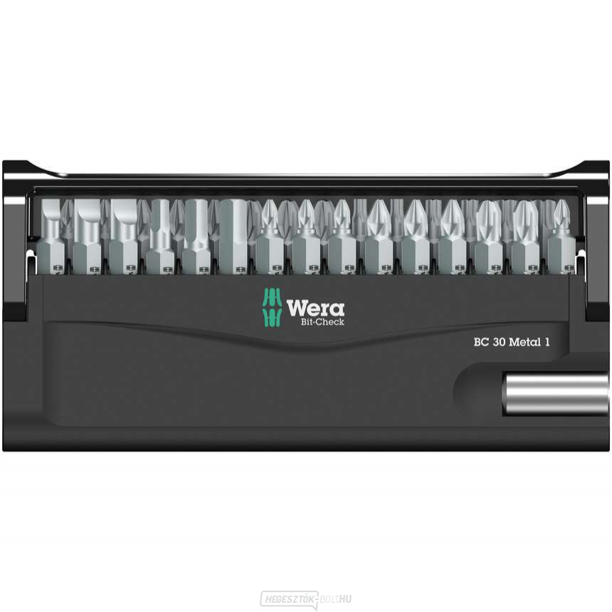 Wera 057440 Csavarhúzóhegyek 1/4" Bit-Check 30 Metal 1 SB (30 darabos készlet)