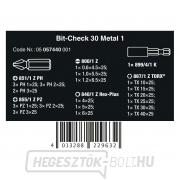 Wera 057440 Csavarhúzóhegyek 1/4" Bit-Check 30 Metal 1 SB (30 darabos készlet) Előnézet 