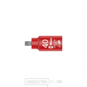 Wera 004924 3/8" Torx TX 40 típusú 8767 VDE HF Zyklop dugókulcs, 3/8" Torx TX 40 típus 8767 VDE HF Zyklop tartási funkcióval Wera 004924 3/8" Torx TX 40 típusú 8767 VDE HF Zyklop dugókulcs, 3/8" Torx TX 40 típus 8767 VDE HF Zyklop tartási funkcióval gallery main image