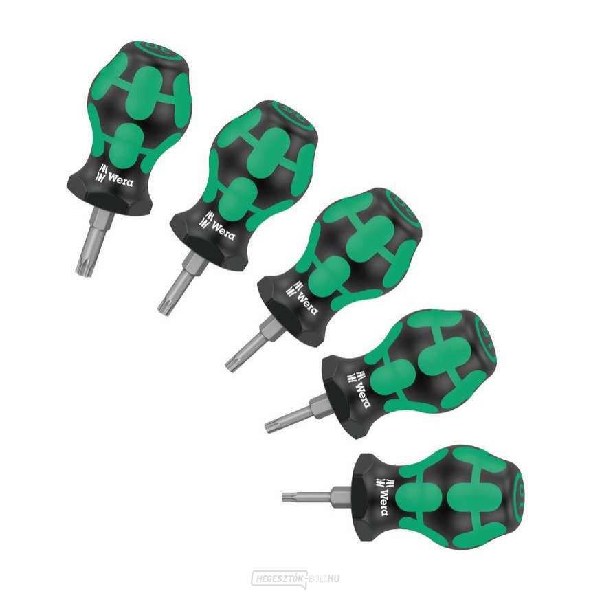 Wera 008876 Bit- és csavarhúzótartók TORX® Stubby Set TX 1 db 5 darabos készlet