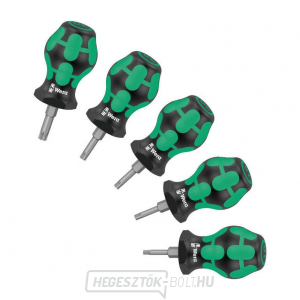 Wera 008876 Bit- és csavarhúzótartók TORX® Stubby Set TX 1 db 5 darabos készlet gallery main image