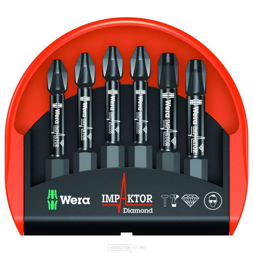 Wera 057691 Bit-Check 6 PH Impaktor 1 (6 darabos készlet) Wera 057691 Bit-Check 6 PH Impaktor 1 (6 darabos készlet) gallery main image