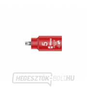 Wera 004901 Húzófej 3/8" 6 él 5 mm típus 8740 B VDE HF Zyklop HF 8740 B VDE HF Zyklop tartási funkcióval Előnézet 