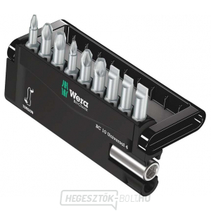 Wera 056159 Tough Bit-Check 10 Universal 4 tartóval 899/4/1 (10 darabos készlet) Wera 056159 Tough Bit-Check 10 Universal 4 tartóval 899/4/1 (10 darabos készlet) gallery main image