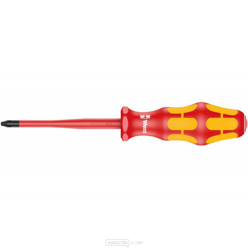 Wera 020133 Villanyszerelő csavarhúzó Kraftform Plus PH 2x100 mm 162 iSS VDE típusú, szigetelt, csökkentett pengéjű és markolatátmérőjű csavarhúzó Wera 020133 Wera 020133 Villanyszerelő csavarhúzó Kraftform Plus PH 2x100 mm 162 iSS VDE típusú, szigetelt, csökkentett pengéjű és markolatátmérőjű csavarhúzó Wera 020133 gallery main image