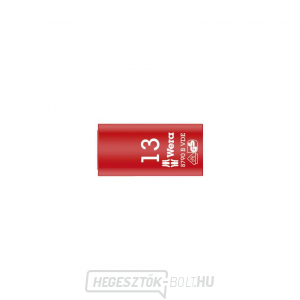 Wera 004957 Dugóhüvely 3/8" 6 oldalú 13 mm-es típus 8790 B Zyklop VDE gallery main image