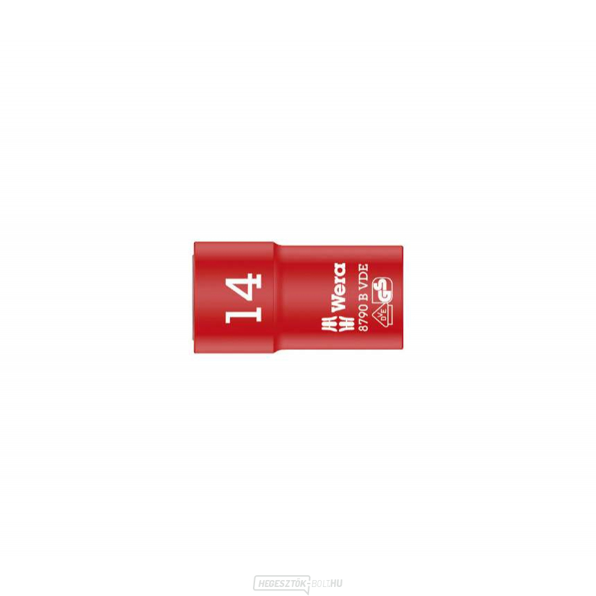 Wera 004958 Dugóhüvely 3/8" 6 oldalú 14 mm-es típus 8790 B Zyklop VDE