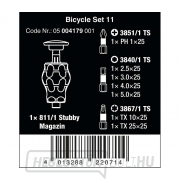 Wera 004179 Stubby Bit tálca kerékpár 11-es készlet (7 darabos készlet) Előnézet 