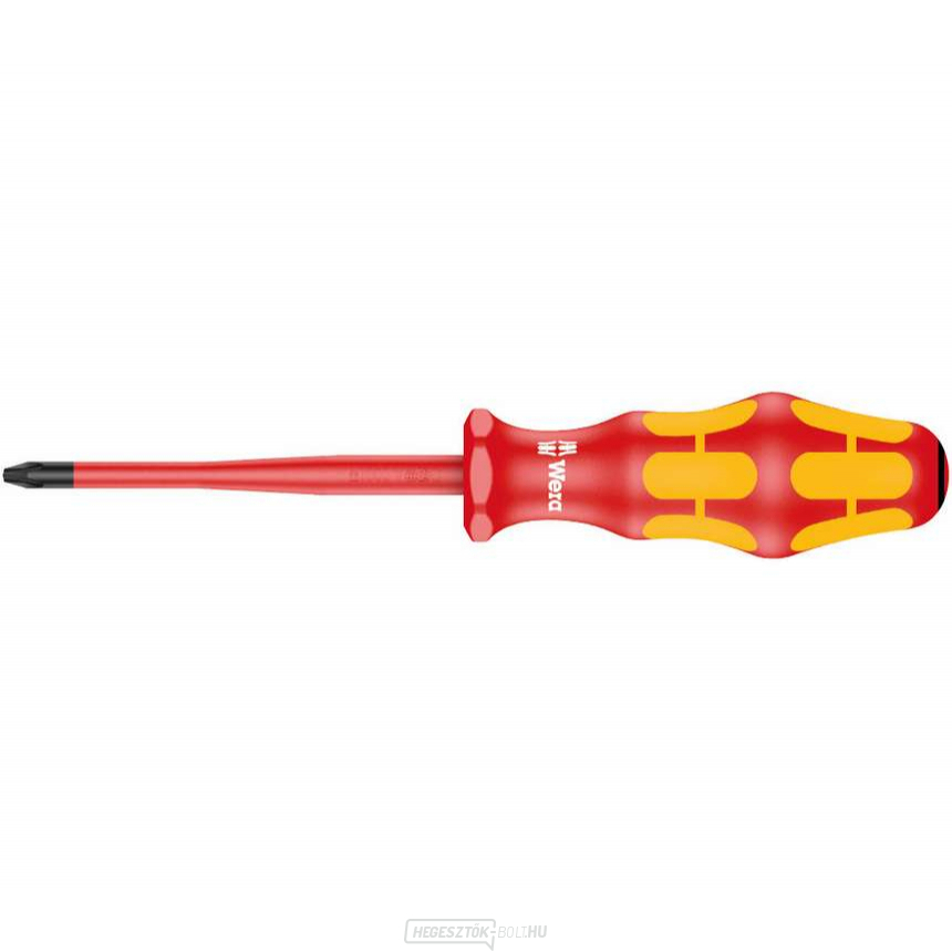 Wera 006461 Villanyszerelő csavarhúzó Kraftform Plus PZ 2x100 mm típus 165 iS VDE