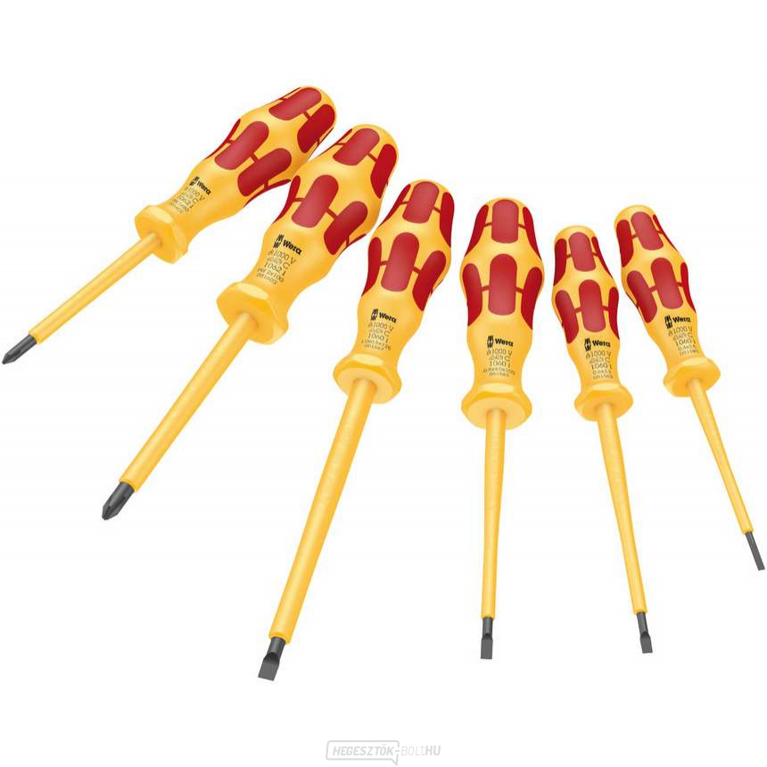 Wera 051575 Villanyszerelő csavarhúzók Kraftform 1060 i/1062 i/6 VDE (6 darabos készlet)
