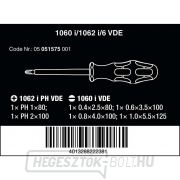Wera 051575 Villanyszerelő csavarhúzók Kraftform 1060 i/1062 i/6 VDE (6 darabos készlet) náhled