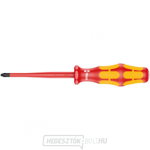 Wera 020131 Villanyszerelő csavarhúzó Kraftform Plus PH 1x80 mm 162 iSS VDE típusú, szigetelt, csökkentett pengéjű és markolatátmérőjű csavarhúzó Wera 020131 Wera 020131 Villanyszerelő csavarhúzó Kraftform Plus PH 1x80 mm 162 iSS VDE típusú, szigetelt, csökkentett pengéjű és markolatátmérőjű csavarhúzó Wera 020131 gallery main image