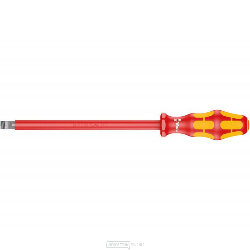 Wera 006140 Villanyszerelő csavarhúzó Kraftform Plus 1,6x10,0x200 mm 160 i típusú VDE szigeteléssel