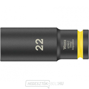 Wera 004838 Dugókulcs 1/2" 22 mm-es 22 mm-es 8790 C Impaktor Deep típus Wera 004838 Dugókulcs 1/2" 22 mm-es 22 mm-es 8790 C Impaktor Deep típus gallery main image