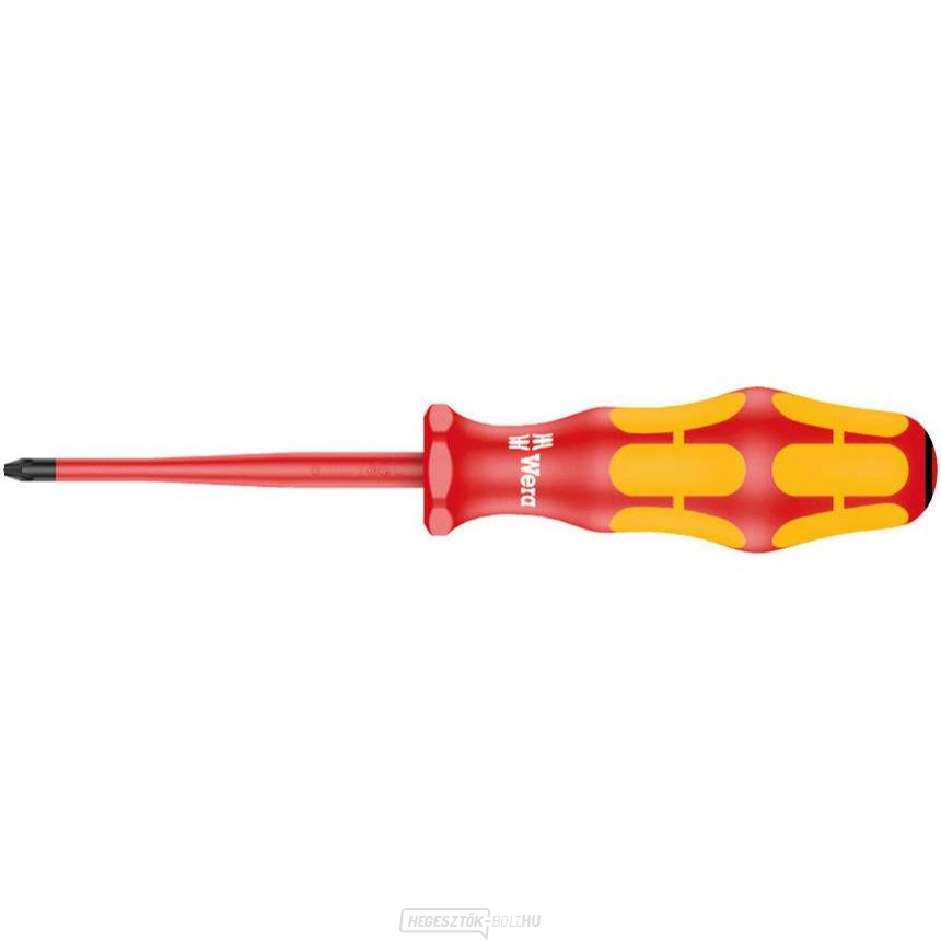 Wera 006460 Villanyszerelő csavarhúzó Kraftform Plus PZ 1x80 mm típus 165 iS VDE