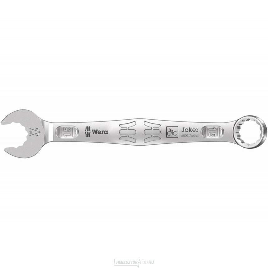 Wera 020221 Nyitott szemű csavarkulcs 15 x 174 mm Joker 6003 pedálokhoz