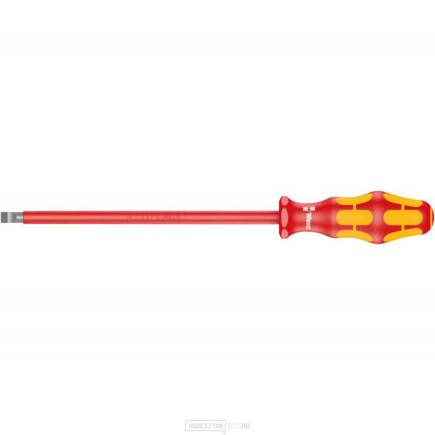 Wera 006135 Villanyszerelő csavarhúzó Kraftform Plus 1,6x8,0x200 mm 160 i típusú VDE szigeteléssel