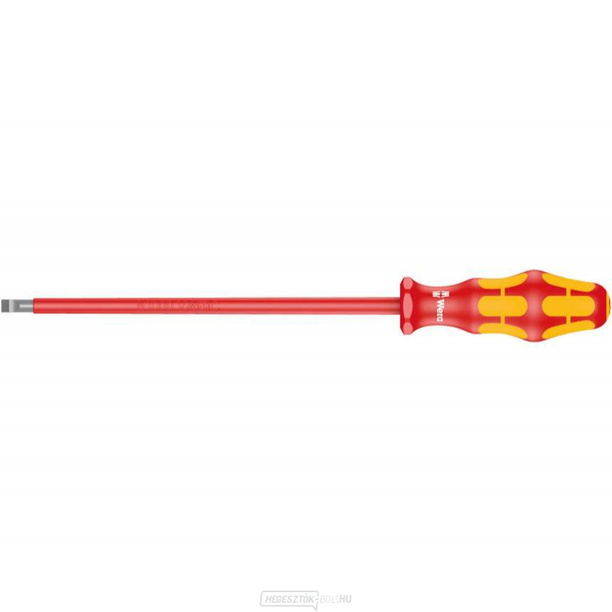 Wera 006130 Villanyszerelő csavarhúzó Kraftform Plus 1,2x8,0x175 mm 160 i típusú VDE szigeteléssel Wera 006130 Villanyszerelő csavarhúzó Kraftform Plus 1,2x8,0x175 mm 160 i típusú VDE szigeteléssel gallery main image