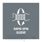 Wera 003591 Zyklop hajlékony reteszelő hosszabbító 3/8" gyorskioldó hüvely, rövid típus 8796 SB Előnézet 