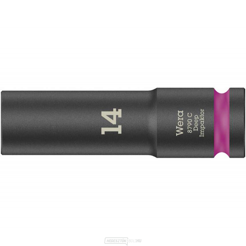 Wera 004831 Dugóhüvely 1/2" 14 mm-es hatszögletű dugóhüvely 8790 C Impaktor Deep típus