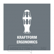 Wera 006125 Villanyszerelő csavarhúzó Kraftform Plus 1,2x6,5x150 mm típus 160 i VDE szigeteléssel náhled
