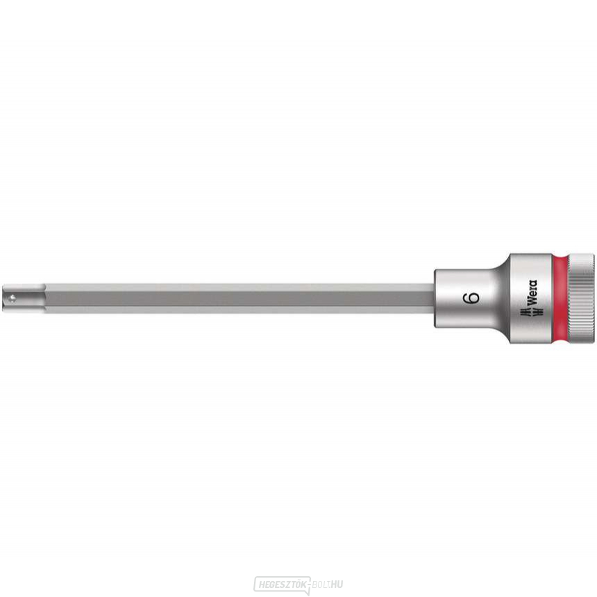 Wera 003842 Zyklop 1/2" 6 él 6 mm-es 8740 C HF dugókulcs 8740 C HF tartási funkcióval
