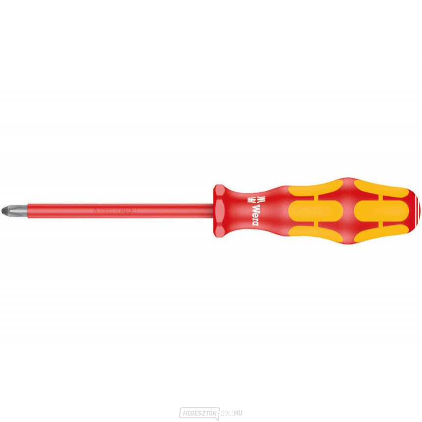 Wera 006154 Villanyszerelő csavarhúzó Kraftform Plus PH 2x100 mm 162 i VDE típus 162 i VDE Wera 006154 Villanyszerelő csavarhúzó Kraftform Plus PH 2x100 mm 162 i VDE típus 162 i VDE gallery main image