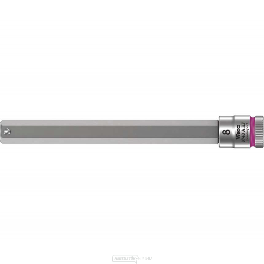 Wera 003340 Zyklop 1/4" 6 oldalú bit 8 x 100 mm típusú 8740 A HF, 8740 A HF tartás funkcióval