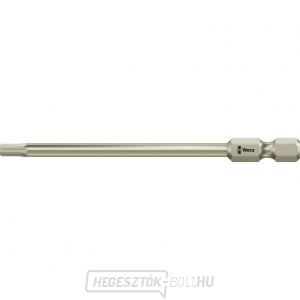 Wera 071105 Csavarhúzóhegy 1/4" Hex-Plus 3/32" x 89 mm típus 3840/4, rozsdamentes acél gallery main image