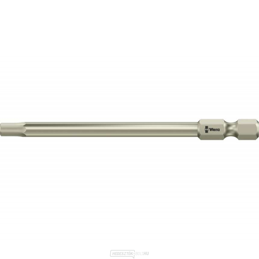 Wera 071107 Csavarhúzóhegy 1/4" Hex-Plus 5/32" x 89 mm, 3840/4 típus, rozsdamentes acél