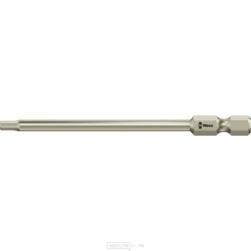 Wera 071101 Csavarhúzóhegy 1/4" Hex-Plus 3 x 89 mm típus 3840/4, rozsdamentes acél