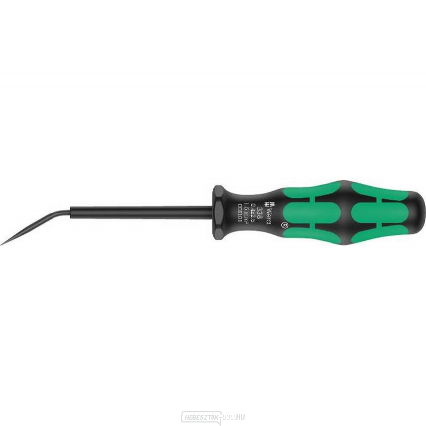 Wera 008101 0,4x2,5x81 mm-es szerszám a soros szorítók működtetéséhez. Típus 338 Wera 008101 0,4x2,5x81 mm-es szerszám a soros szorítók működtetéséhez. Típus 338 gallery main image