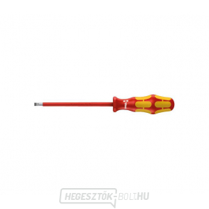 Wera 006120 Villanyszerelő csavarhúzó Kraftform Plus 1,0x5,5x125 mm 160 i típusú VDE szigeteléssel Wera 006120 Villanyszerelő csavarhúzó Kraftform Plus 1,0x5,5x125 mm 160 i típusú VDE szigeteléssel gallery main image