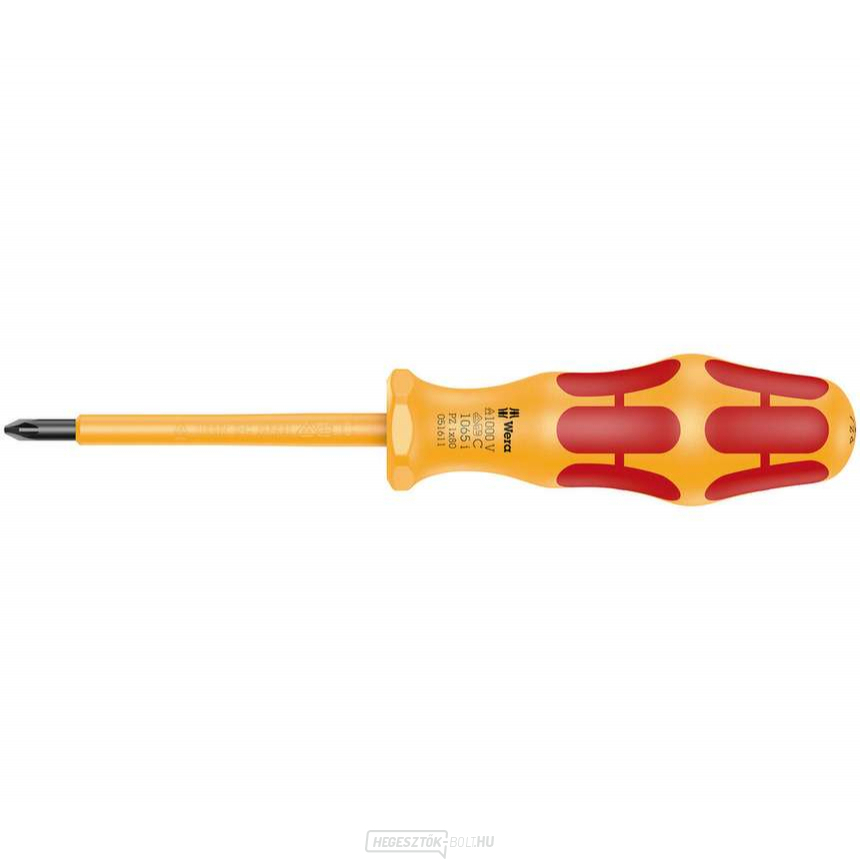 Wera 051611 Phillips csavarhúzó PZ 1 x 80 mm VDE 1065 i szigeteléssel