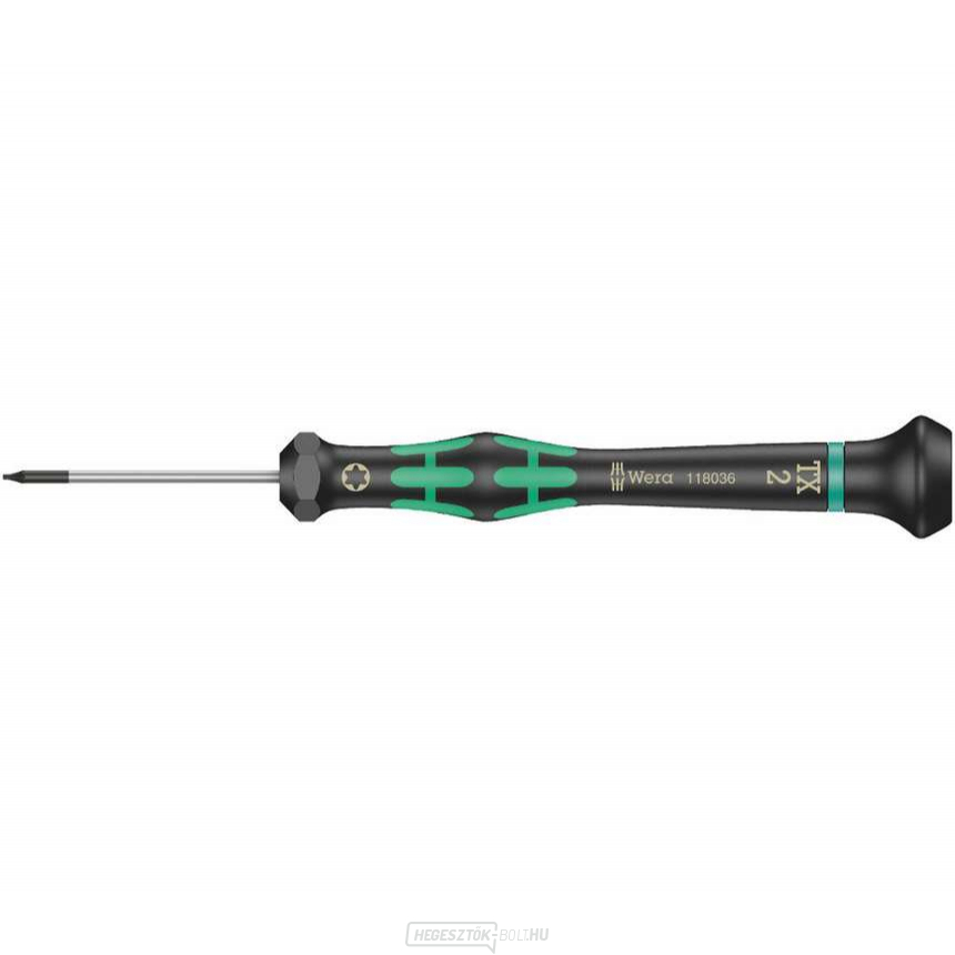 Wera 118036 TORX TX 2x60 mm-es csavarhúzó elektronikához Kraftform Micro típus 2067